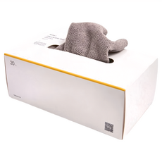 HOLA 和樂家居 REAL RPET 拋棄式抹布 22 x 22 x 0.2cm 淺灰 10g, 20個, 1盒