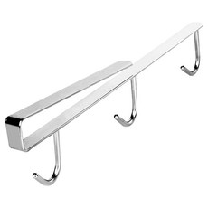 葉子小舖 不鏽鋼吊掛馬克杯掛勾 3鉤款, 1個, 銀色