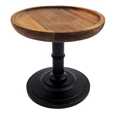 艾米購物 蛋糕盤 6吋(15cm) 有邊 黑底 甜點展示架, 1個