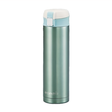 PEARL LIFE 珍珠金屬 彈蓋保溫保冷瓶 H-7569, 綠色, 450ml, 1個