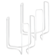 小麥購物 日式廚房碗杯架 C005 大 209g, 2個, 白色