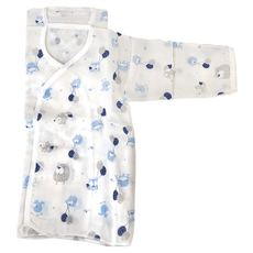 KU.KU Duckbill 酷咕鴨 夢想氣球反手袖紗布肚衣 加大 酷涼幻彩藍 柔軟透氣