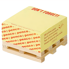 HIGHTIDE penco 棧板留言便條紙 74mm x 74mm, DON'T FORGET CN164-A, 1本, 300張