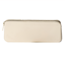 Citron 小檸檬 幼兒餐具隨行組 易於攜帶 適合兒童使用 嚴選環保材質, 天鵝 米色, 幼兒湯匙 + 幼兒叉子 + 幼兒刀子 + 矽膠收納袋, 1組