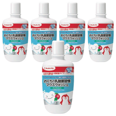 ChuChu 乳酸潔牙漱口水, L8020乳酸菌, 蘋果薄荷味, 低刺激, 300ml, 5瓶