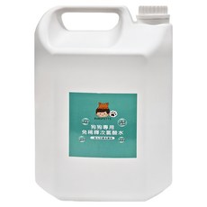 BUBUPETTO 狗狗餐具用免稀釋次氯酸水 寵物環境清潔消毒, 6L, 1桶