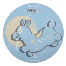 YENDAR 研達 滑鼠/桌墊, 粉藍跑跑, 1個