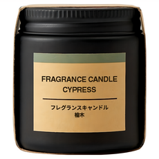 MUJI 無印良品 芬香蠟燭, 檜木, 85g, 1件