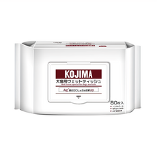 KOjIMA 寵物濕巾 犬貓用 150 x 200mm, 80片, 1包