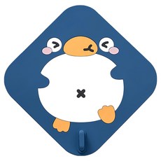 葉子小舖 卡通矽膠地漏蓋, 悠悠藍, 1個