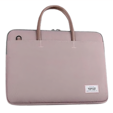 Macbook 隱藏式手提筆電收納包 14寸(38 x 28cm)藕色 防潑水大容量防摔內膽包, 1個