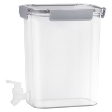 FAmILyLIFE 生活 冰沁多功能全密封儲物冰水壺, 高冷灰, 4.5L, 1個