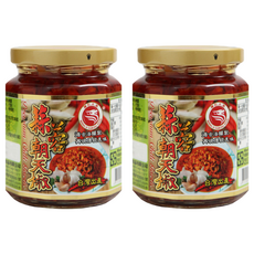 勝記大榮 蒜蓉朝天椒 嚴選辣椒和蒜頭 台灣出產, 360g, 2罐