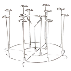 氣炸鍋不鏽鋼烤架 Set, 附12支鋼籤, 18.5x18.5x12cm, 304不鏽鋼, 18.5 x 12cm, 1個