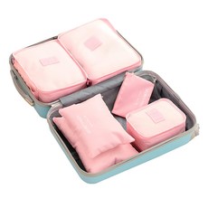 葉子小舖 旅行收納袋 衣物收納袋6件組