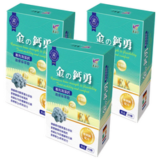 東華堂生技 金の鈣勇專利海藻鈣, 500mg, 30顆, 3盒