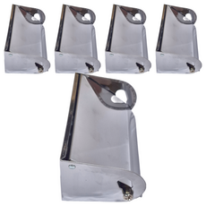 巧夫人 不鏽鋼紙巾架 小 浴室收納好幫手 簡約時尚設計 輕鬆更換紙巾, 5個, 銀色