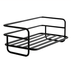 HOLA 和樂家居 Ink 鐵線收納清潔用品收納架 444g, 黑色, 1個