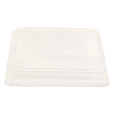 46號PET透明壽司盒蓋-HJ-RS10 適用46號植纖壽司盒 19.1x13.6x3.2公分, 50個, 1組