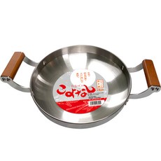 POTENCIA Koyonashi 不鏽鋼雙耳淺燉鍋, 24cm, 銀色, 1個