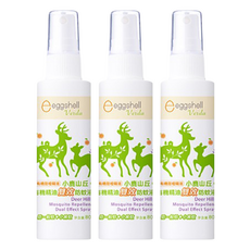 eggshell Verda 小鹿山丘 有機精油雙效防蚊液, 80g, 3瓶