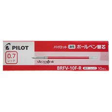 PILOT 百樂 輕油筆芯0.7 BRFV-10F, 紅色, 10支