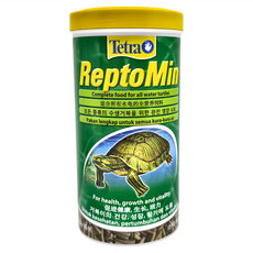 Tetra 德彩 兩棲爬蟲類烏龜條狀飼料 T2551，1瓶，1L，220g