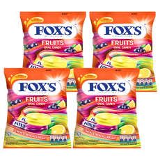 FOX'S lemon & blackcurran檸檬黑醋栗風味糖, 125g, 4袋