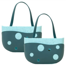 E.City 提包造型水槽小物瀝水收納掛籃, 顏色隨機, 2個