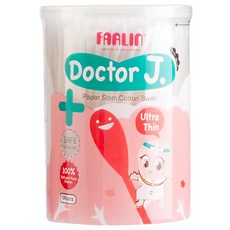 FARLIN 紙軸棉花棒 天然柔軟棉材 極細設計, 190支, 1盒