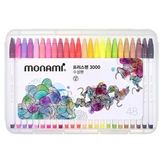 monAmi 水性筆 48色, 1組, 混合顏色