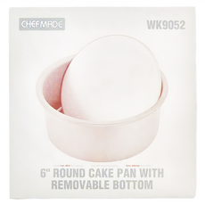 CHEFMADE 學廚 6吋 活底蛋糕模，WK9052, 1盒