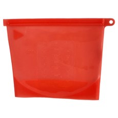 FANCY LIFE 矽膠密封保鮮袋 1500ml 紅色, 1個