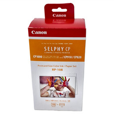 Canon 佳能 相片紙 含墨盒 RP-108, 148 x 100mm, 108張