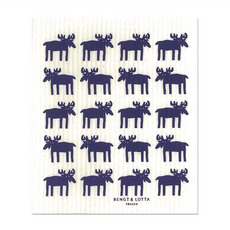 e.spongewipe 環保萬用擦拭布 L(30.4 x 25.7cm), 麋鹿 深藍色, 1條