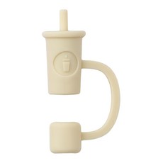 Oolab 良杯製所 杯款 細吸管蓋 霧黃, 1個, 1個