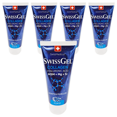 SWISSGEL 輕盈活力關鍵霜，含膠原蛋白和玻尿酸, 1條, 5條