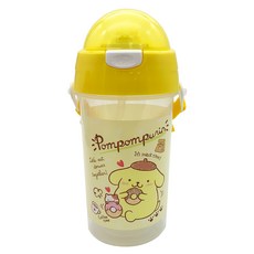 布丁狗 寶特瓶水壺 400ml PP材質 耐熱-15度~100度, 1個