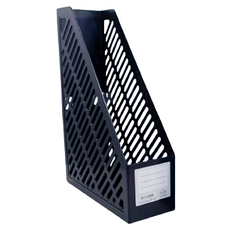 W.I.P 台灣聯合文具 固定雜誌箱 AMF3160 31.5 x 9 x 25cm, 黑色, 1個