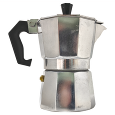 Homely Zakka 義式經典風格角型摩卡壼 3杯 食品級鋁合金, 1組