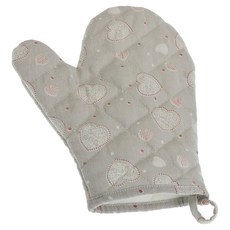 VERSA Kamira 烘焙隔熱手套/防燙手套 廚房必備, 1個, 愛心灰