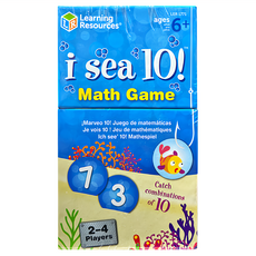 Learning Resources I sea 10 創造數字10遊戲, 6歲以上, 2-4人, LER1771, 1盒