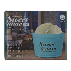 日本 Bestco 真空冰品杯 ND-8173 不鏽鋼雙層結構 容量160ml, 薄荷, 1個