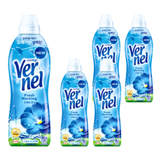 Vernel 高濃縮衣物柔軟精 Fresh Morning 900ml, 5瓶
