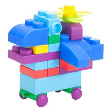 UNiPLAY 軟積木 PLUS系列 42個 Set, 淡色系, 1組