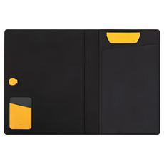 LHiDS 磁吸收納筆記本 A4 Letter 2.0, PU皮革, 經典黃, 1個