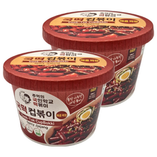 COOK-TOK 辣炒年糕碗裝 甜辣炸醬風味, 135g, 2個