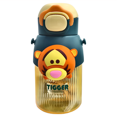 Skater 頭型吸管水壼, TIGGER, 590ml, 1個