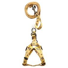 SassyDog 寵物胸背, 黃色, 1個