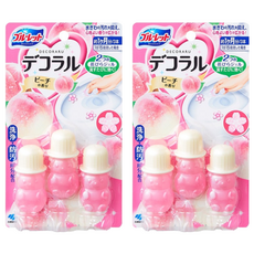 小林製藥 BLUELET 馬桶清潔芳香劑 Set, 水蜜桃香 清新宜人香氣 持久除臭, 7.5g, 2組